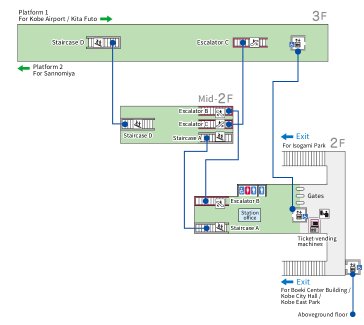 Boeki Center Station [P02] Floor Plan / Facilities