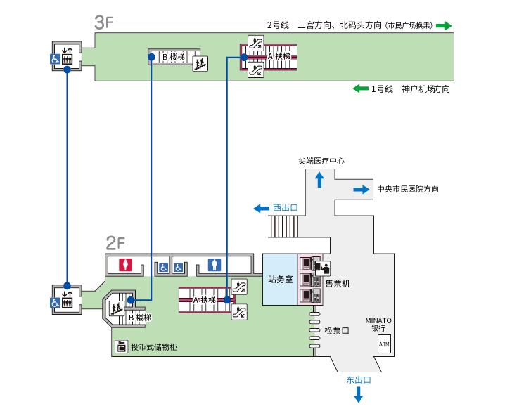 车站地图及设备